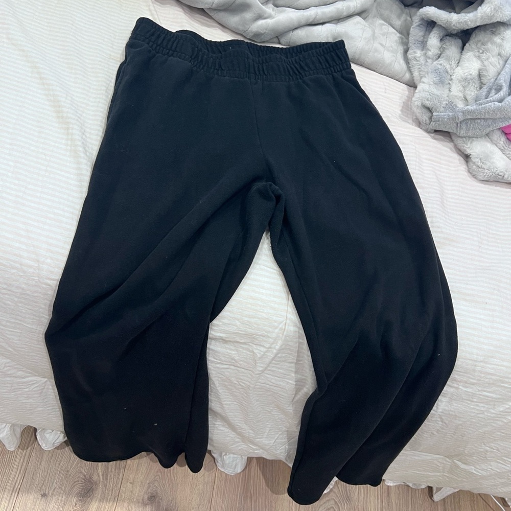 wild fable Black Elastic Waist Track Pants